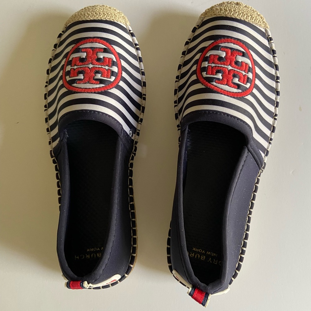 Tory Burch Water Espadrille Size 10. NEW -never used.  Orig. Price $148.